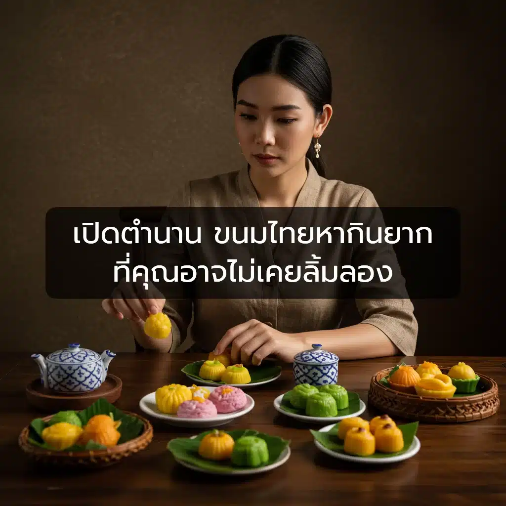 ขนมไทยหากินยาก