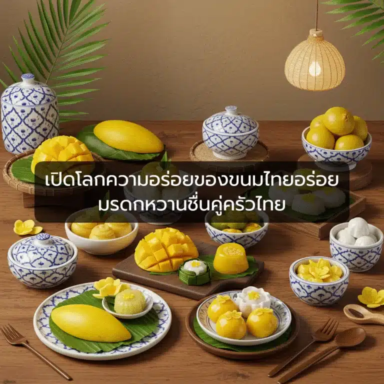 ขนมไทยอร่อย